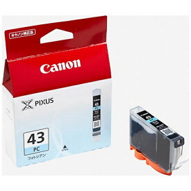 CANON｜キヤノン BCI-43PC 純正プリンターインク フォトシアン[プリンターインク BCI43PC]【rb_pcp】