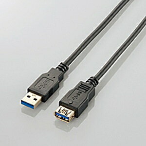 ELECOM�b�G���R�� 1.5m USB3.0�����P�[�u�� �yA�I�X�z�́yA���X�z�i�u���b�N�j�@USB3-E15BK[USB3E15BK]�yrb_pcacc�z