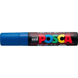 三菱鉛筆｜MITSUBISHI PENCIL POSKA(ポスカ) 水性ペン 極太角芯 青 PC17K.33[PC17K33]
