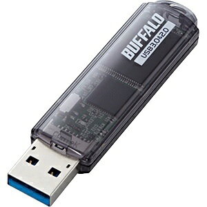 BUFFALO�b�o�b�t�@���[ RUF3-C64GA-BK USB������ �u���b�N [64GB /USB3.0 /USB TypeA /�L���b�v��][RUF3C64GABK]