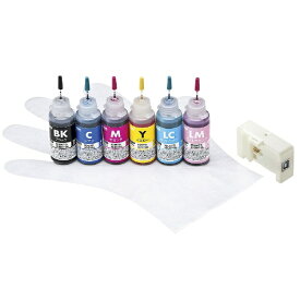 サンワサプライ｜SANWA SUPPLY INK-E70S30S6U 詰め替えインク 6色セット[INKE70S30S6U]