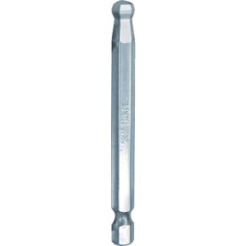 エイト｜EIGHT 六角棒ビット　テーパーヘッド対辺6.35mm溝9mm単品　EA646MMX75
