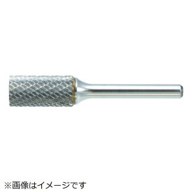 トラスコ中山｜TRUSCO NAKAYAMA 超硬バー　円筒型エンド刃　Φ19X刃長25X軸6　ダブルカット　TB1C190E