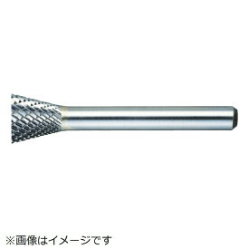 トラスコ中山｜TRUSCO NAKAYAMA 超硬バー　逆テーパー型　Φ19X刃長16X軸6　ダブルカット　TB52C190