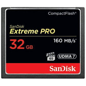 【エントリーで最大全額ポイント還元｜7/18迄】 SanDisk｜サンディスク コンパクトフラッシュ ExtremePRO（エクストリームプロ） SDCFXPS-032G-J61 [32GB][SDCFXPS032GJ61]