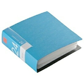 BUFFALO　バッファロー CD/DVDファイル 24枚収納 ブルー BSCD01F24BL[BSCD01F24BL]