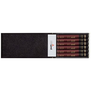 OHMbMITSUBISHI PENCIL Hi-uni M HU7B [7B /12{i1_[Xj][HU7B]