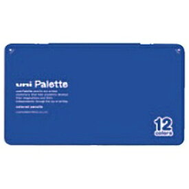 三菱鉛筆｜MITSUBISHI PENCIL uni Palette(ユニ パレット) 色えんぴつ 880 12色セット 青 K88012CPLT.33[K88012CPLT.33]