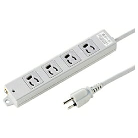 サンワサプライ｜SANWA SUPPLY 工事物件雷ガードタップ(抜け止めタイプ) ホワイト TAP-K4SP-3 [3.0m /4個口 /スイッチ無][TAPK4SP3]