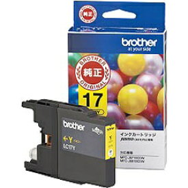 brother｜ブラザー LC17Y 【ブラザー純正】インクカートリッジイエロー(大容量)　LC17Y　対応型番：MFC-J6910CDW、MFC-J6710CDW、MFC-J6510DW、MFC-J5910CDW　他 イエロー[LC17Y]