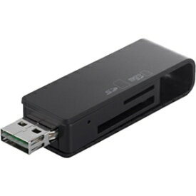 BUFFALO｜バッファロー BSCRD05U2BK microSD/SDカード専用カードリーダー・ライター BSCRD05U2シリーズ ブラック [USB2.0]