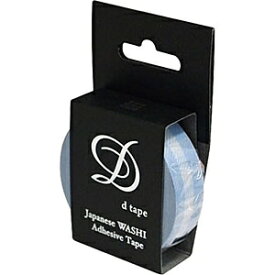 ナカバヤシ｜Nakabayashi 和紙マスキングテープ　d tape 1本 チェック ライトブルー[DT15CHECKLB]
