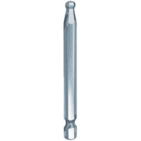 エイト｜EIGHT 六角棒ビット　テーパーヘッド対辺6.35mm溝9mm単品　EA645MMX75