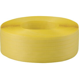 トラスコ中山｜TRUSCO NAKAYAMA 手締用PPバンド　15．5mmX1000m巻　黄　TPP155