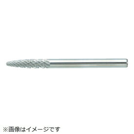 トラスコ中山｜TRUSCO NAKAYAMA 超硬バー　砲弾型　Φ3X刃長13X軸3　シングルカット　TB3A030S