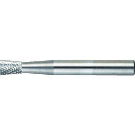 トラスコ中山｜TRUSCO NAKAYAMA 超硬バー　逆テーパー型　Φ6（10°）X刃長8X軸6　ダブルカット　TB52C060