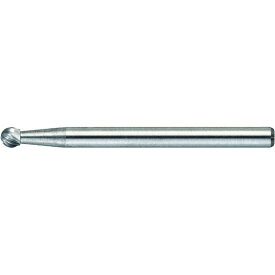 トラスコ中山｜TRUSCO NAKAYAMA 超硬バー　球型　Φ3X刃長2．5X軸3　シングルカット　TB8A030S