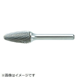 トラスコ中山｜TRUSCO NAKAYAMA 超硬バー　砲弾型　Φ16X刃長25X軸6　シングルカット　TB3C160S