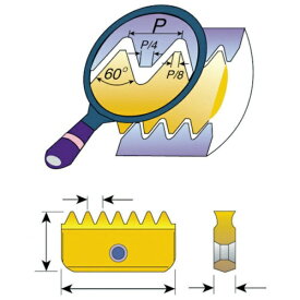 ノガジャパン｜NOGA ミルスレッドISOねじ用チップ　14I1.5ISOMT7