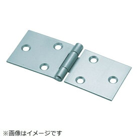 トラスコ中山｜TRUSCO NAKAYAMA スチール製横長蝶番　生地仕上げ　全長38mm　41538N （1袋4個）