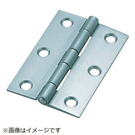 トラスコ中山｜TRUSCO NAKAYAMA スチール製厚口蝶番　三価クロムメッキ仕上げ　全長89mm　88889UNCR （1袋10個）