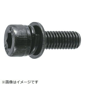 トラスコ中山｜TRUSCO NAKAYAMA 六角穴付組込ボルト　三価黒P-3　サイズM6×15　6本入　B8770615