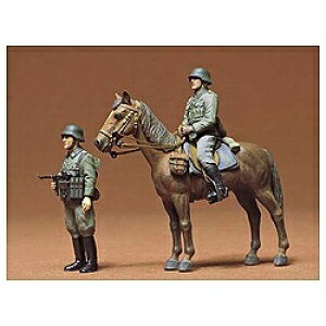 タミヤ 1/35 ミリタリーミニチュア No.053 ドイツ 将校 乗馬セット 