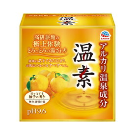 アース製薬｜Earth 【温素】柚子の香り 30g×15包〔入浴剤〕