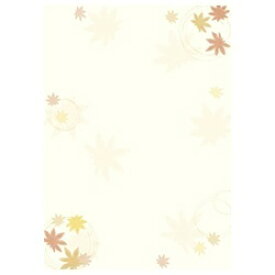 ササガワ｜SASAGAWA 〔各種プリンタ〕和柄用紙 和ごころ 0.18mm [A4 /10枚] 紅葉 4-1003[41003]