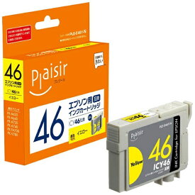 plaisir｜プレジール PLE-E46Y-N 互換プリンターインク イエロー[PLEE46YN]