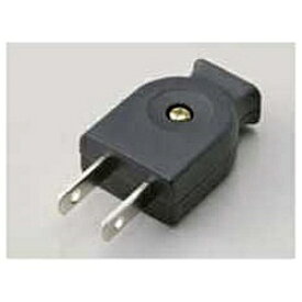 ELPA｜エルパ 平形プラグ ブラック A-25H(BK) [直挿し /1個口 /スイッチ無][A25HBK]