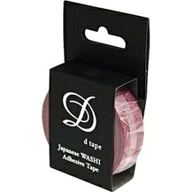 ナカバヤシ｜Nakabayashi 和紙マスキングテープ　d tape 1本 ニュースペーパー レッド[DT15NPR]