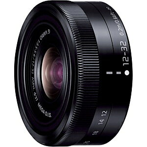 Panasonicbpi\jbN JY LUMIX G VARIO 12-32mm/F3.5-5.6 ASPH./MEGA O.I.S. LUMIXi~bNXj ubN H-FS12032-K [}CNtH[T[Y /Y[Y]