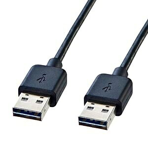 �T�����T�v���C�bSANWA SUPPLY 3.0m USB2.0�P�[�u�� �yA�z�́yA�z���ʑ}���^�C�v�i�u���b�N�j�@KU-RAA3�yrb_ cable_cpn�z
