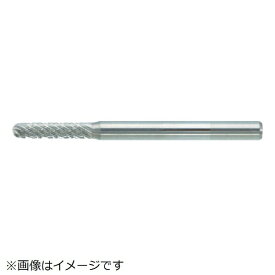 トラスコ中山｜TRUSCO NAKAYAMA 超硬バー　先丸円筒型　Φ2．5X刃長11X軸3　シングルカット　TB2A024S