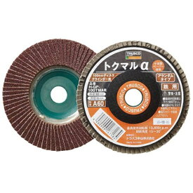 トラスコ中山｜TRUSCO NAKAYAMA トクマルα　アランダム　Φ100　10枚入　100＃　GP100TMAR