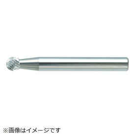 トラスコ中山｜TRUSCO NAKAYAMA 超硬バー　球型　Φ3X刃長2．5X軸6　ダブルカット　TB8C030