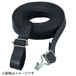 トラスコ中山|TRUSCO NAKAYAMA ゴムロープバックル付 幅20mmX長さ2.5m GR2025KW (1パック10本)《※画像はイメージです。実際の商品とは異なります》