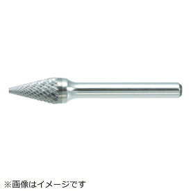 トラスコ中山｜TRUSCO NAKAYAMA 超硬バー　テーパー型　Φ16X刃長25X軸6　ダブルカット　TB5C160