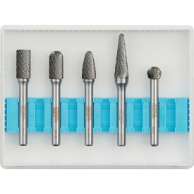 トラスコ中山｜TRUSCO NAKAYAMA 超硬バーセットCシリーズ　軸6mm　刃径9.5mm　5本セット　TBC0955S