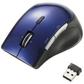 エレコム　ELECOM Windows8.1対応　マウス ブルー M-BL22DBBU [BlueLED /無線(ワイヤレス) /5ボタン /USB ]【rb_mouse_cpn】