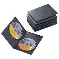 ELECOM｜エレコム DVDケース 2枚収納 7mmスリム PP樹脂 ワンプッシュ式 背ラベル付 Blu-ray対応 10枚組 …