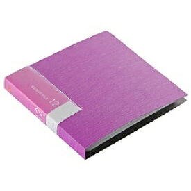 BUFFALO｜バッファロー DVD/CD対応 ファイルケース ブックタイプ 12枚収納 ピンク BSCD01F12PK[BSCD01F12PK]