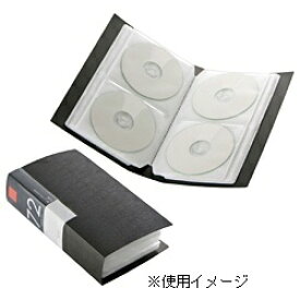 BUFFALO｜バッファロー DVD/CD対応 ファイルケース ブックタイプ 72枚収納 ブラック BSCD01F72BK[BSCD01F72BK]