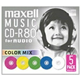 Maxell｜マクセル 音楽用CD-R CDRA80MIXS1P5S [5枚][CDRA80MIXS1P5S]