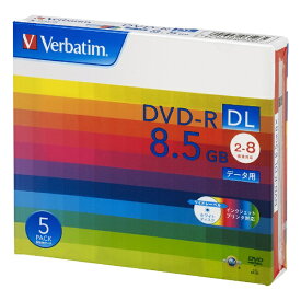 Verbatim｜バーベイタム データ用DVD-R ホワイト DHR85HP5V1 [5枚 /8.5GB /インクジェットプリンター対応]