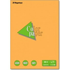 長門屋商店｜NAGATOYA 〔各種プリンタ〕カラーペーパー 厚口 0.10mm [B4 /100枚] ナ-2318 オレンジ[ナ2318]