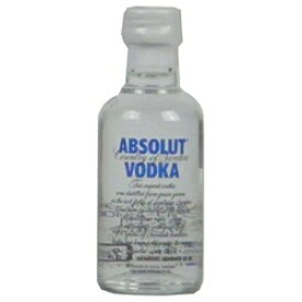 スピリッツ アブソルート ウォッカ ミニチュアボトル 50ml【ウォッカ】 【代金引換配送不可】