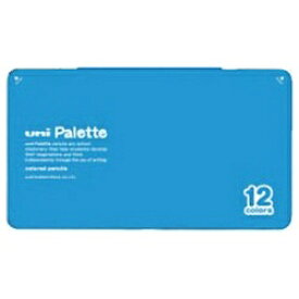 三菱鉛筆｜MITSUBISHI PENCIL uni Palette(ユニ パレット) 色えんぴつ 880 12色セット 水色 K88012CPLT.8[K88012CPLT.8]