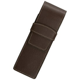 PILOT｜パイロット [ペンケース] トレンダーレザー05 シース2本差 ダークブラウン TLPS-05-DBN[TLPS05DBN]